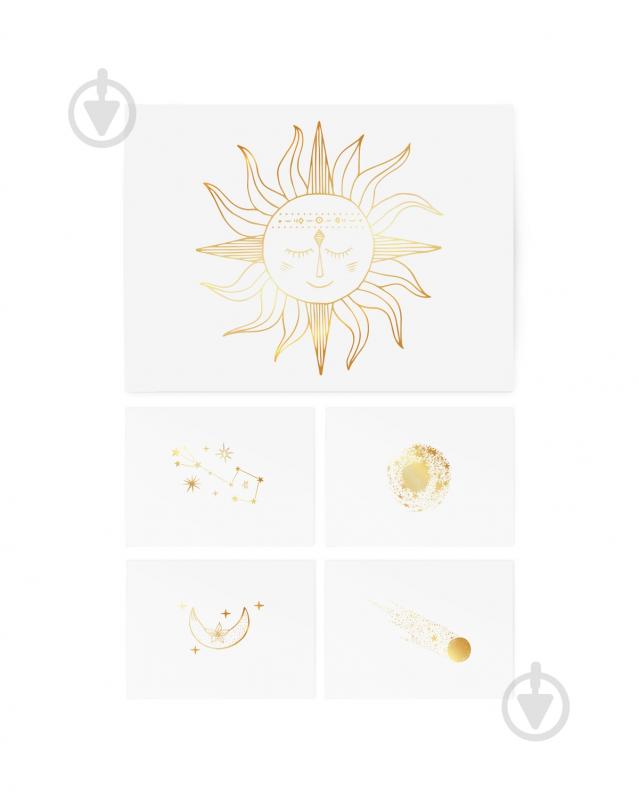 Тату тимчасове TATTon.me Gold Stars Set - фото 2 Тату тимчасове TATTon.me Gold Stars Set - фото 2