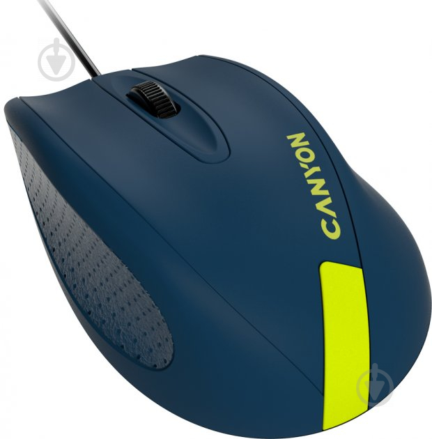 Миша Canyon CNE-CMS11BY Blue/Yellow USB - фото 3