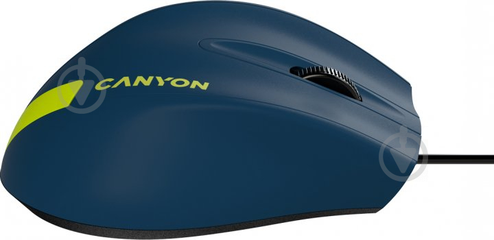 Миша Canyon CNE-CMS11BY Blue/Yellow USB - фото 4