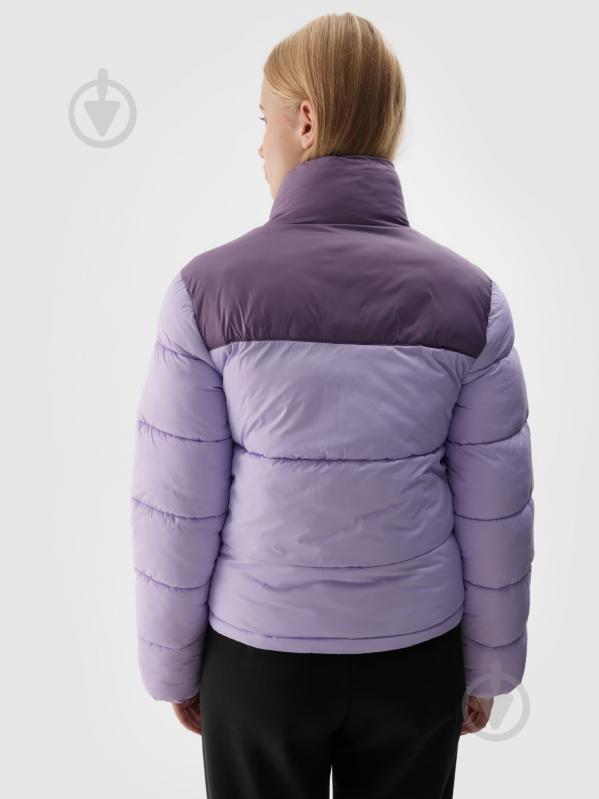 Пуховик женский зимний 4F DOWN JACKET F469 4FWAW24TDJAF469-52S р.M фиолетовый - фото 2