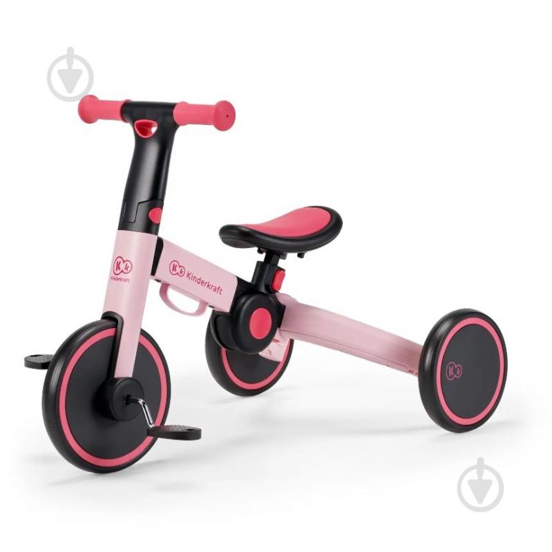 Велосипед дитячий Kinderkraft 3 в 1 4TRIKE Candy Pink рожевий KR4TRI00PNK0000 Велосипед дитячий Kinderkraft 3 в 1 4TRIKE Candy Pink рожевий KR4TRI00PNK0000