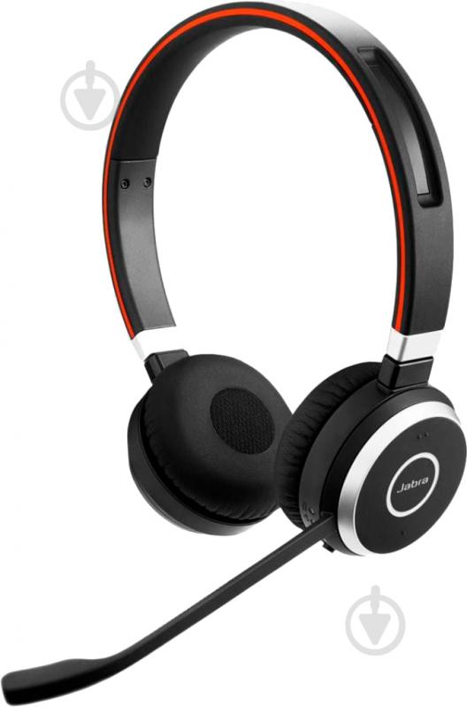 Bluetooth-гарнитура Jabra Evolve 65 MS Stereo w/base black (6599-823-399) - фото 1