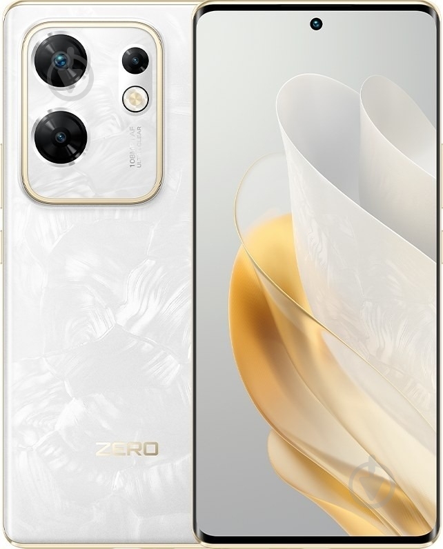 Смартфон Infinix ZERO 30 8/256GB pearly white (X6731B) - фото 1 Смартфон Infinix ZERO 30 8/256GB pearly white (X6731B) - фото 1