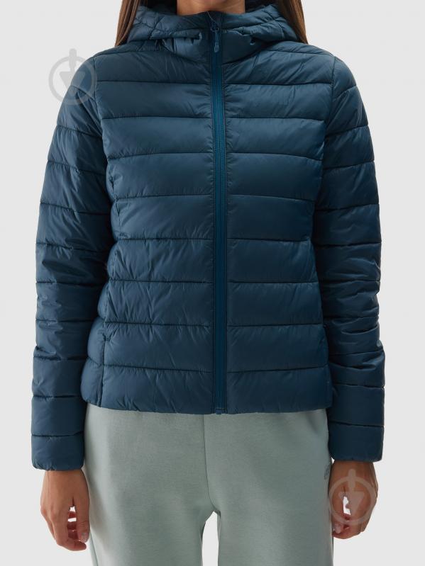 Куртка жіноча демісезонна 4F DOWN JACKET F468 4FWAW24TDJAF468-46S р.M синя - фото 4