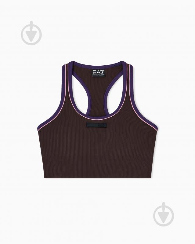 Бра EA7 VIGOR7 LAB W RIBBED BRA 7W000576-AF15721-U6031 р.S коричневый - фото 5