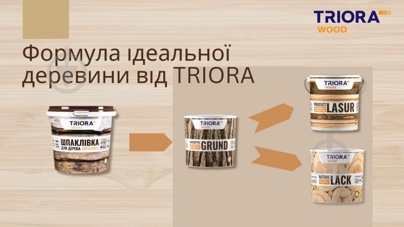 Шпаклевка для дерева Triora ясень 400 мл - фото 8