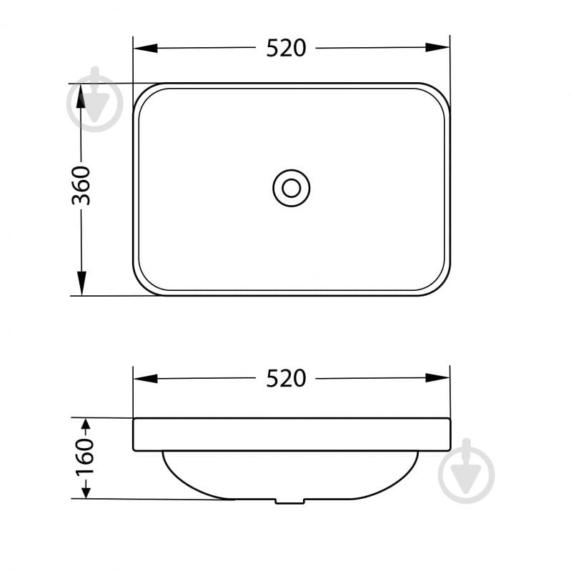 Умивальник Helmken 44152000 2 в 1: прямокутний 52 см, перелив з донним клапаном Сlick-clack, золото - фото 5 Умивальник Helmken 44152000 2 в 1: прямокутний 52 см, перелив з донним клапаном Сlick-clack, золото - фото 5