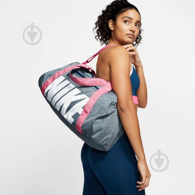 Спортивна сумка Nike W Nk Gym Club SS20 BA5490-432 сіро-рожевий - фото 4