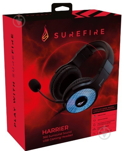 Гарнитура SureFire Harrier 360 black (48822) - фото 7