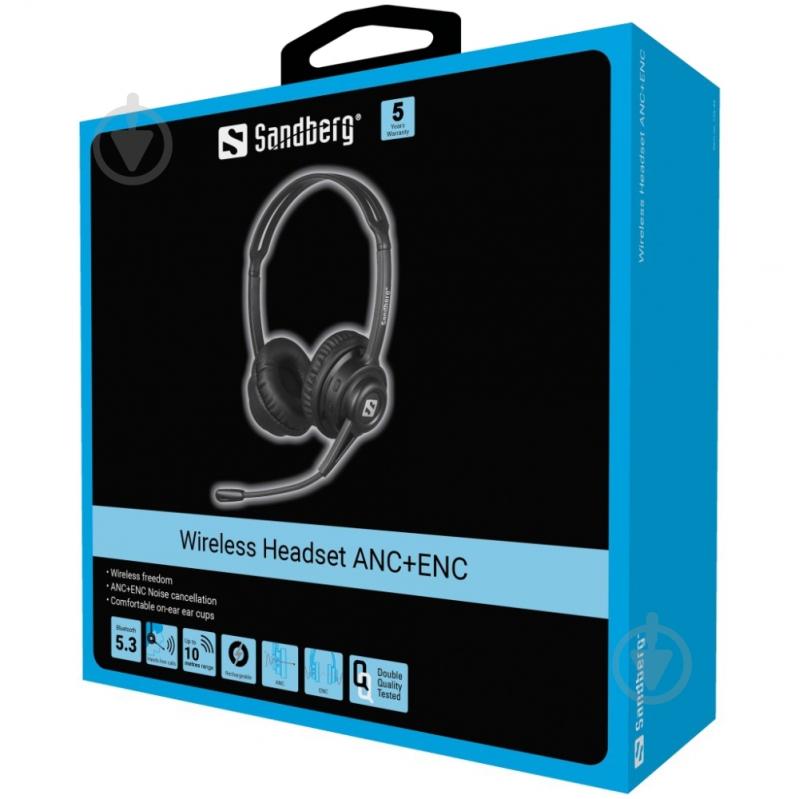 Bluetooth-гарнитура Sandberg Wireless Headset black (126-44) - фото 5