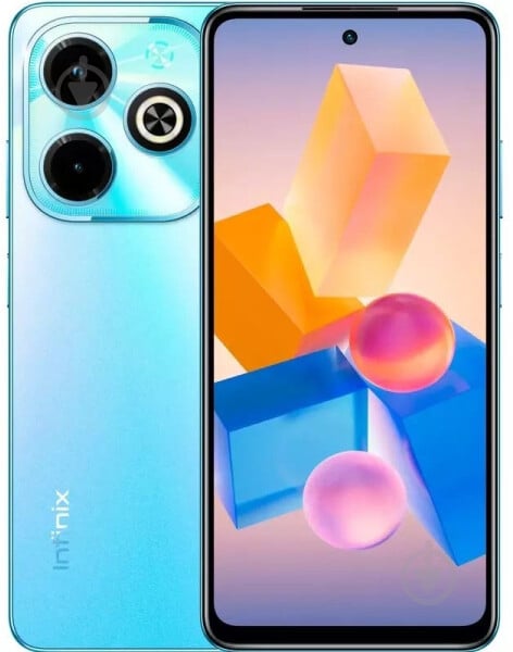 Смартфон Infinix HOT 40I 4/128GB palm blue (X6528B) - фото 1