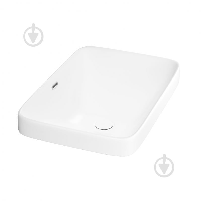 Умивальник Helmken 44156000 прямокутний 56 см, перелив, білий - фото 1