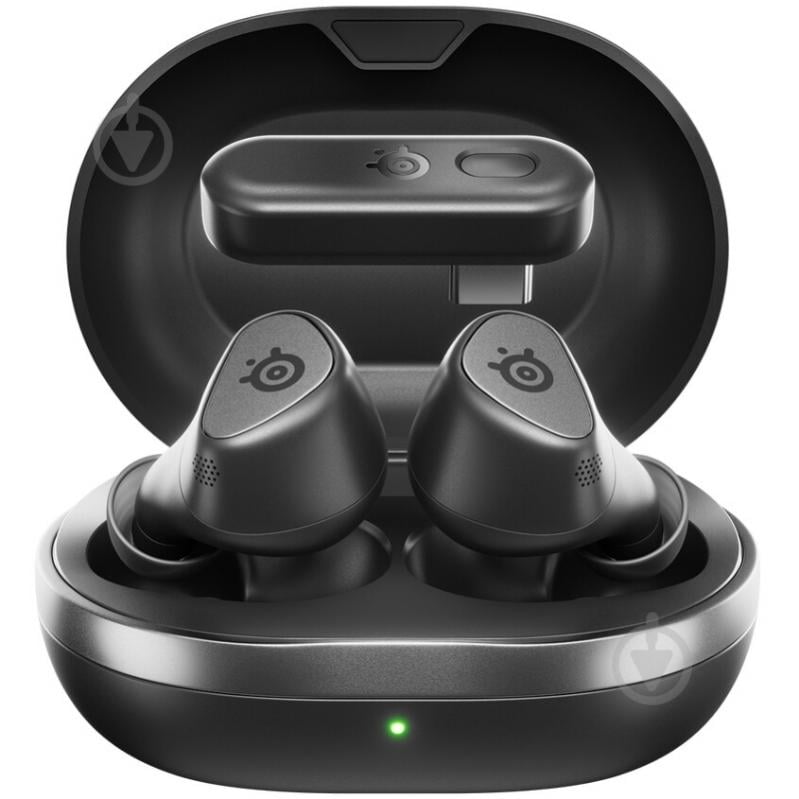 Гарнитура игровая SteelSeries Arctis GameBuds TWS black (61680) - фото 1