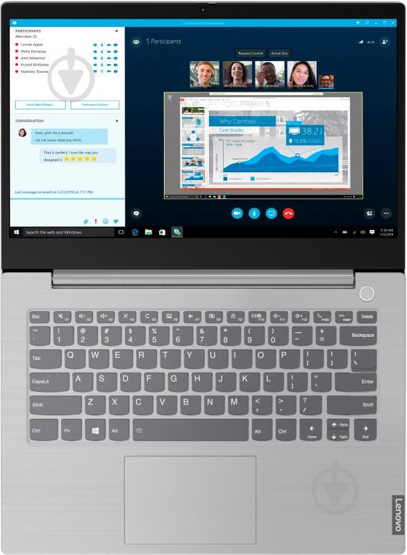 Ультрабук Lenovo ThinkBook 14-IML 14" (20RV006FRA) gray - фото 8