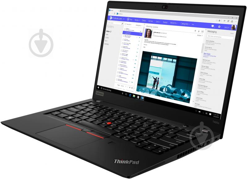 Ультрабук Lenovo ThinkPad T495s 14" (20QJ000JRT) black - фото 4