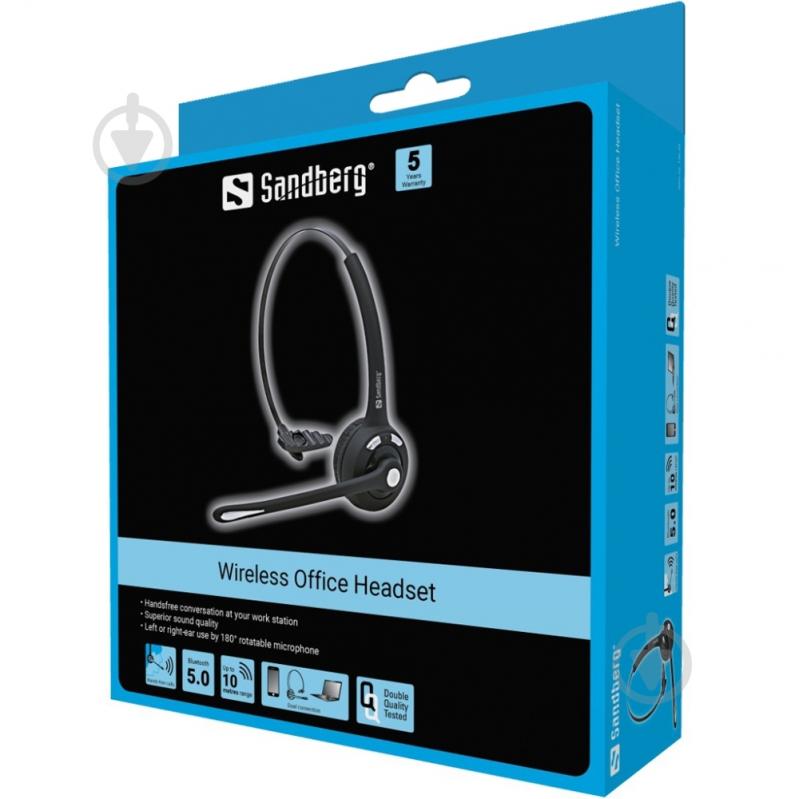 Bluetooth-гарнитура Sandberg Wireless Office black (126-23) - фото 5