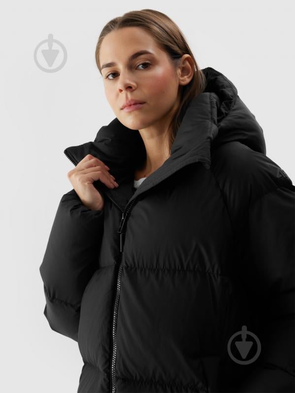 Пуховик жіночий зимовий 4F DOWN JACKET F466 4FWAW24TDJAF466-20S р.M чорний - фото 3