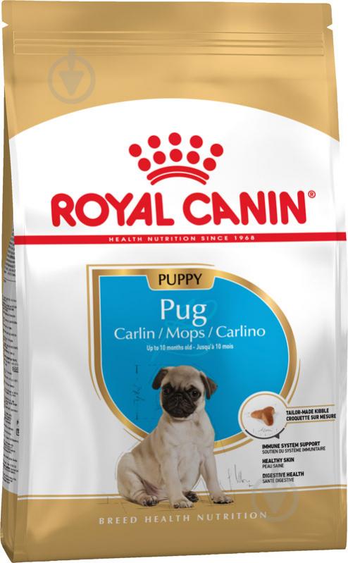 Корм Royal Canin для цуценят PUG PUPPY (Паг Паппі), 0,5 кг (домашня птиця) 500 г - фото 1