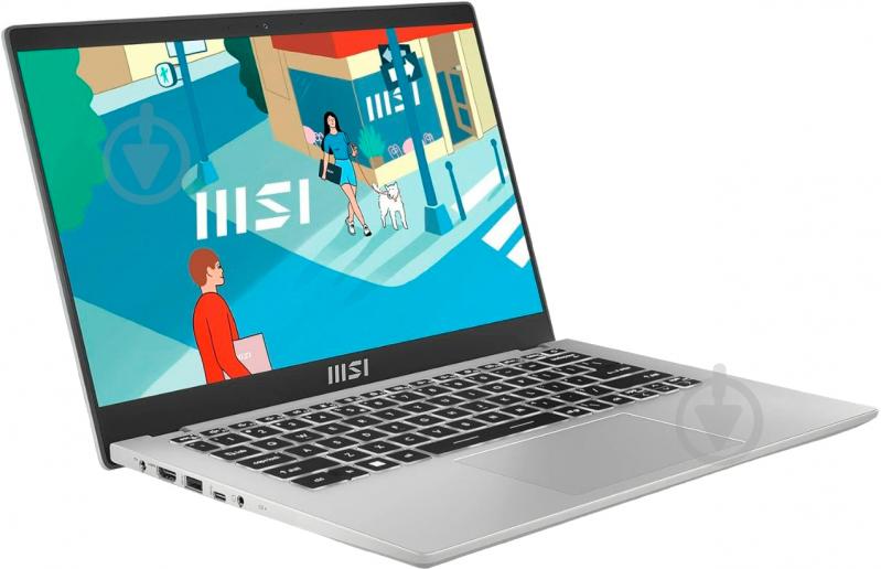 Ноутбук MSI Modern 14 C7M 14" (C7M-242XUA) urban silver - фото 2