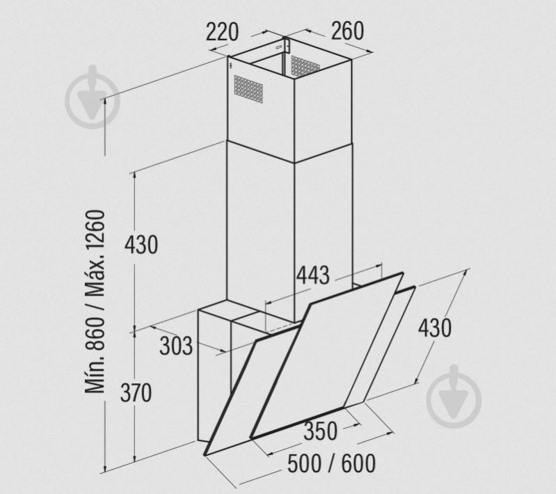 Вытяжка Cata Podium 600 AWH - фото 3