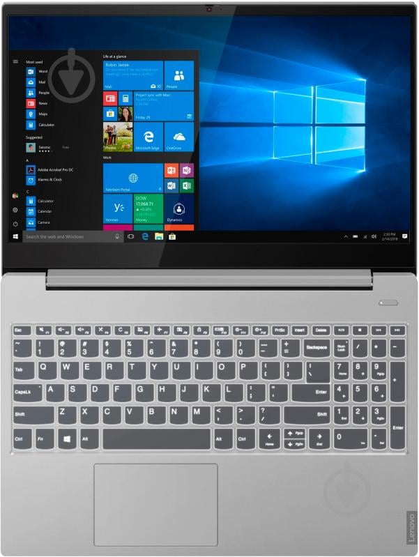 Ноутбук Lenovo IdeaPad S340-15IWL 15,6" (81N800YARA) platinum grey - фото 6