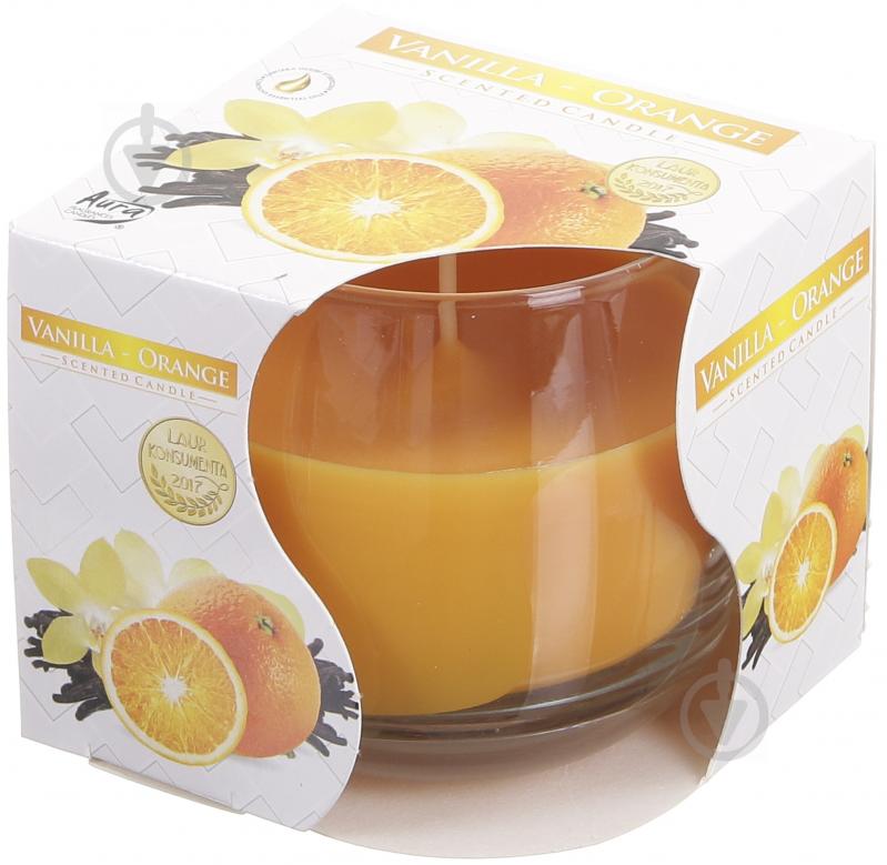 Свічка ароматична sn71-67 Ваніль-апельсин Bispol - фото 3