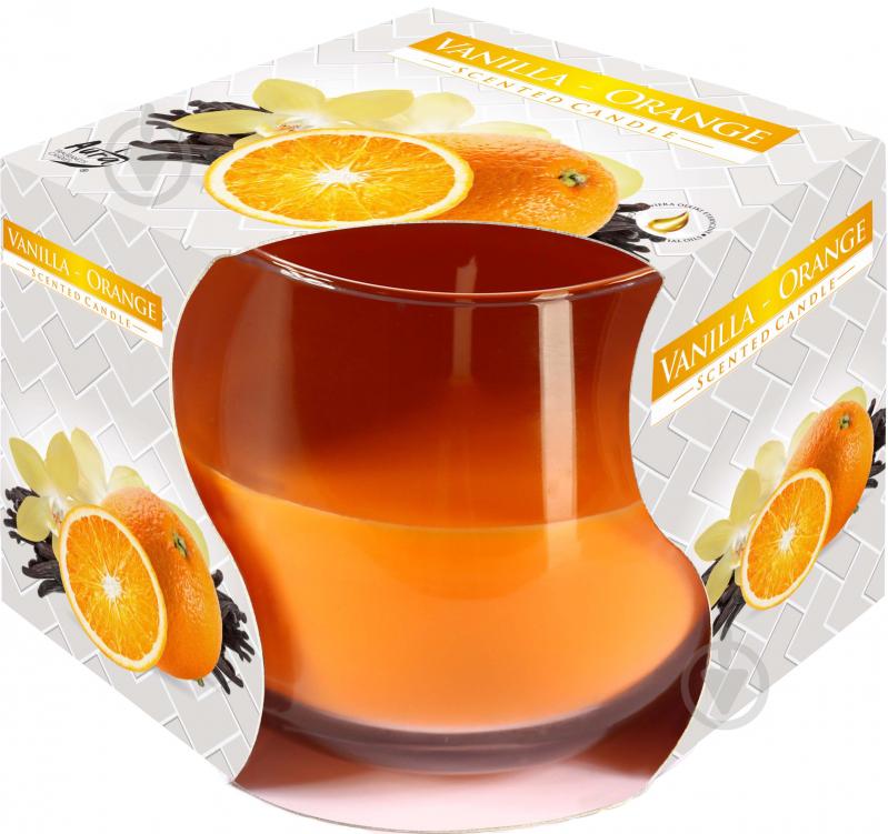 Свічка ароматична sn71-67 Ваніль-апельсин Bispol - фото 1