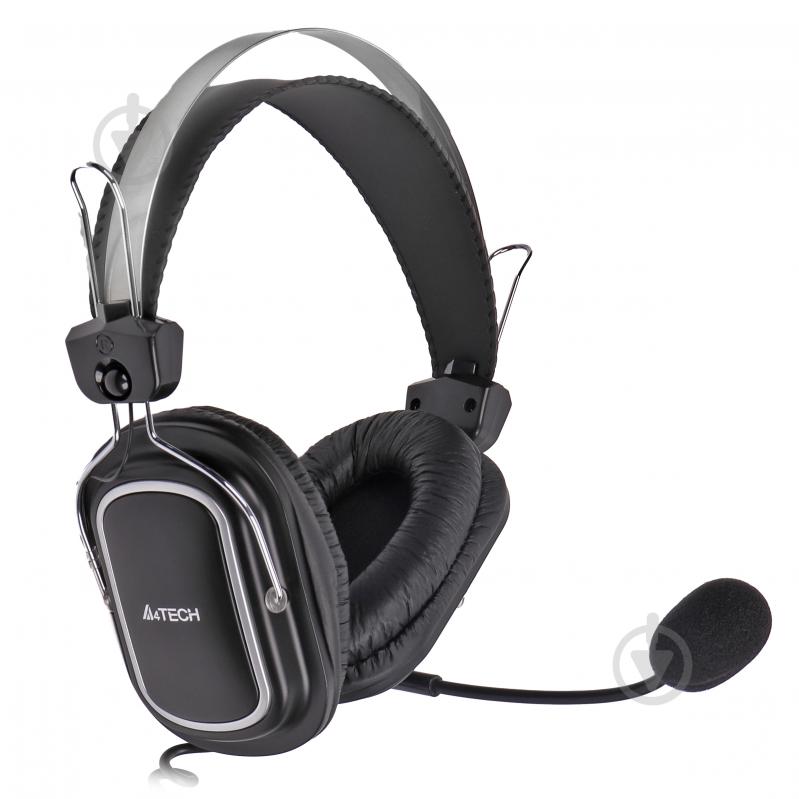 Наушники A4Tech HU-50 (Black) black (HU-50 (Black)) USB - фото 2