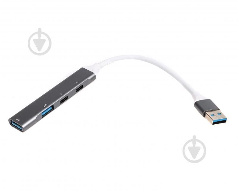 USB-хаб Maxxter HU3A-4P-03, USB 3.0 Type-A на 4 порти - фото 2