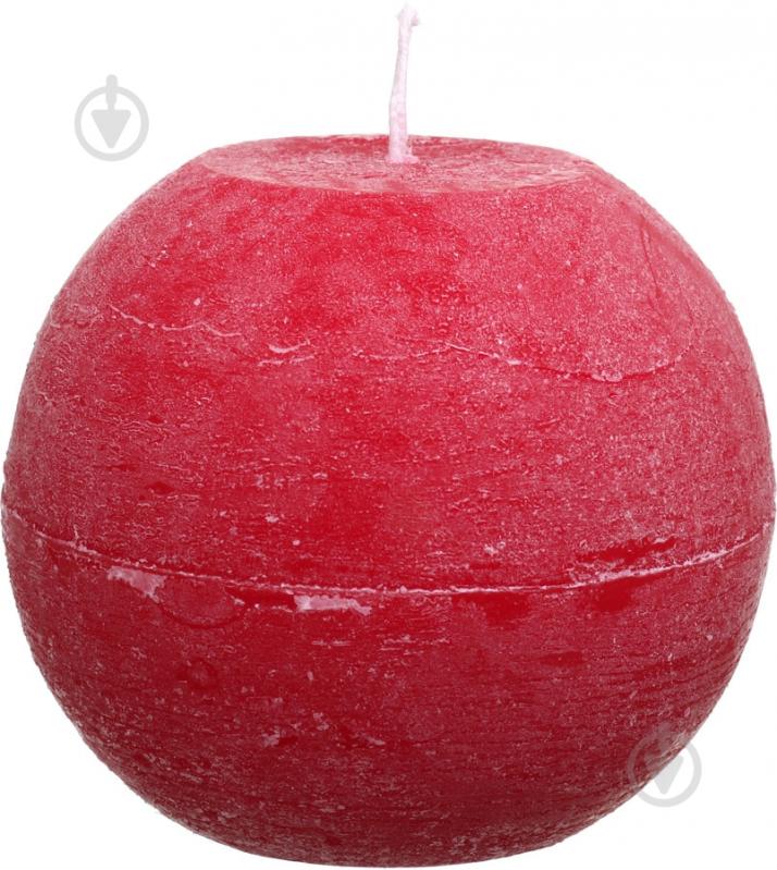 Свеча Шар Рубиновый Bo-10 Candy Light - фото 1