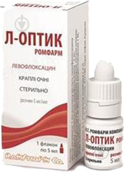 ᐉ Л-оптик Ромфарм р-н 5 мг/мл по 5 мл у флак. крапли • Купить в е .