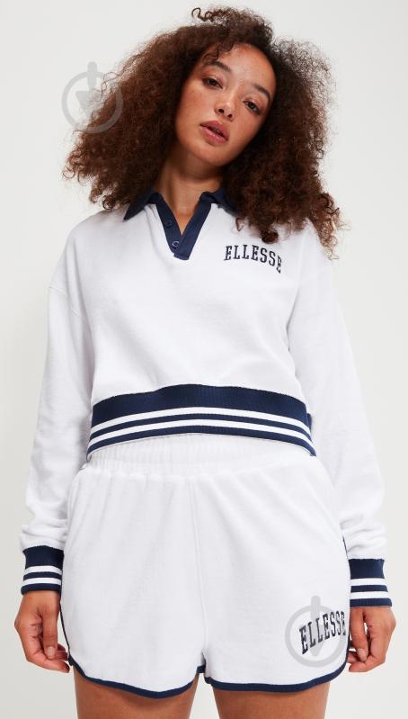 Свитшот Ellesse CROCETTA CROPPED SWEATSHIRT SGV20265-908 р.L белый - фото 1