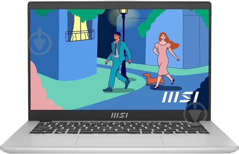 Ноутбук MSI Modern 14 14" (C12MO-896XUA) urban silver - фото 1