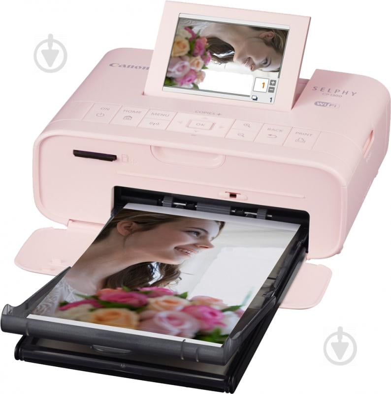 Портативний принтер Canon SELPHY CP-1300 Pink (2236C011) - фото 4