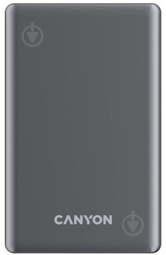 Повербанк Canyon OnPower 510 slim Magsafe PD20W 10000 mAh dark grey (CNS-CPB510DG) - фото 1