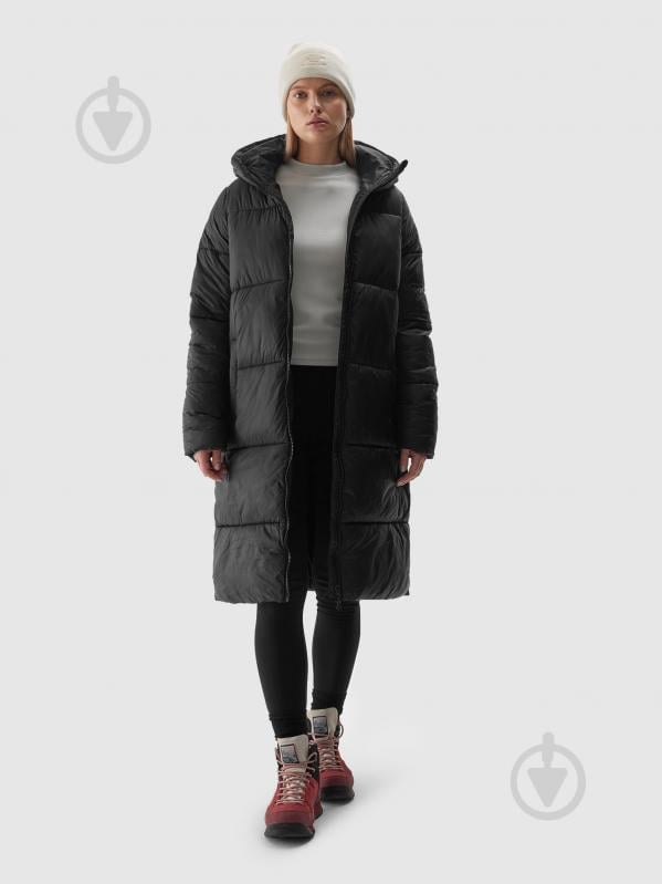 Пуховик жіночий зимовий 4F DOWN JACKET F475 4FWAW24TDJAF475-20S р.M чорний - фото 4