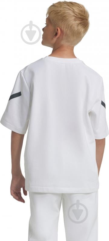 Футболка Adidas J ZNE TEE JJ4144 р.140 белый - фото 2