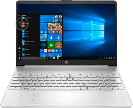 Ноутбук HP 15s-eq0011ua 15,6" (2R312EA) silver - фото 1