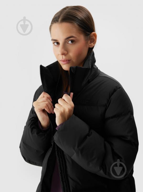 Пуховик жіночий зимовий 4F DOWN JACKET F481 4FWAW24TDJAF481-20S р.M чорний - фото 4