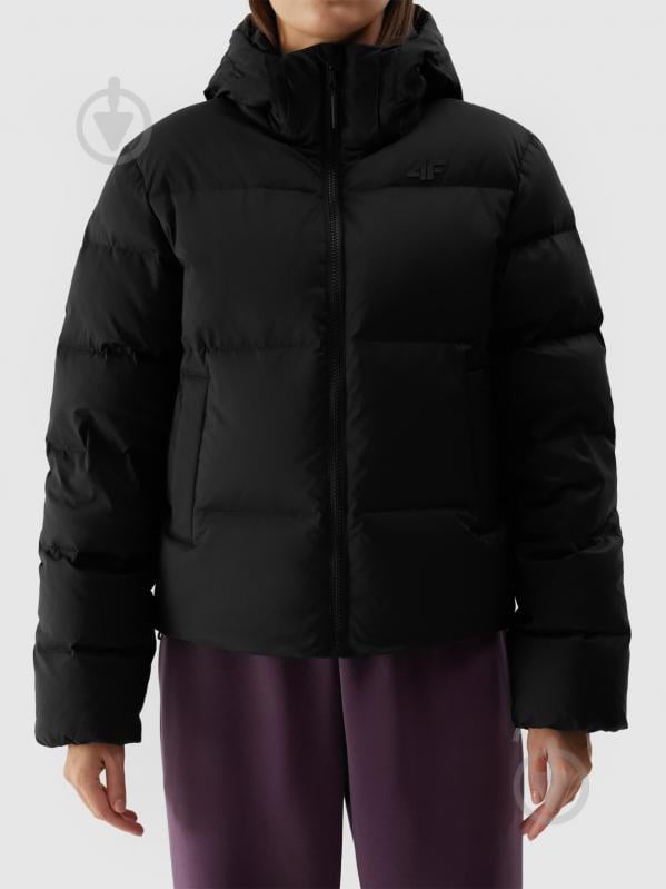 Пуховик жіночий зимовий 4F DOWN JACKET F481 4FWAW24TDJAF481-20S р.M чорний - фото 8
