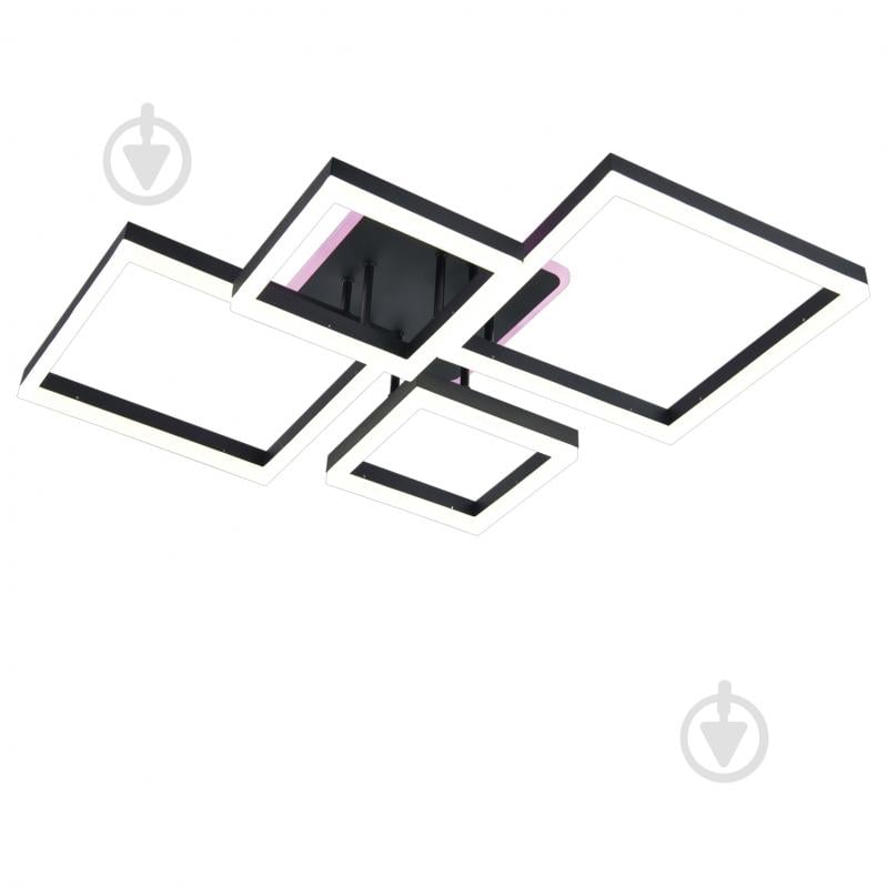 Люстра світлодіодна Victoria Lighting з пультом 162 Вт чорний Grove/PL4 black - фото 1