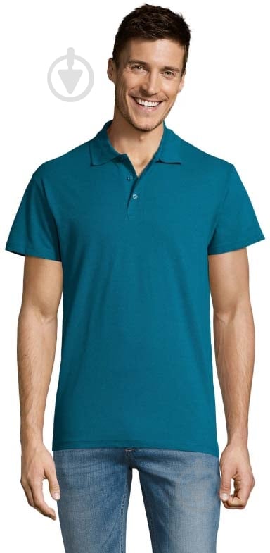 Поло Sol's Summer Ii 11342235 р.S бирюзовый - фото 1 Поло Sol's Summer Ii 11342235 р.S бирюзовый - фото 1