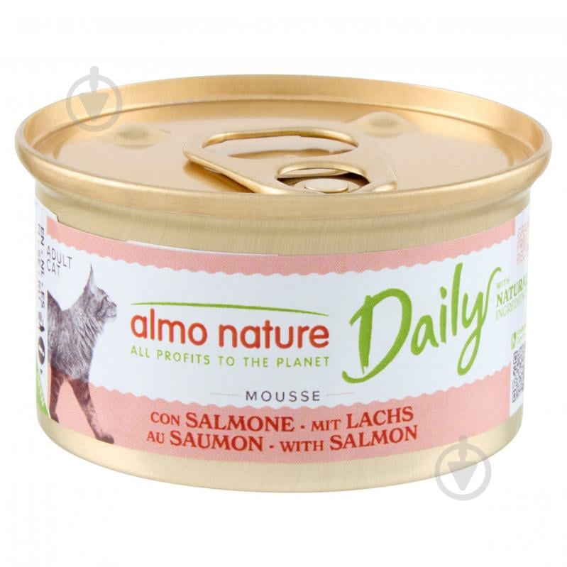 Консерва Almo Nature Daily Menu Cat с лососем 85 г - фото 1