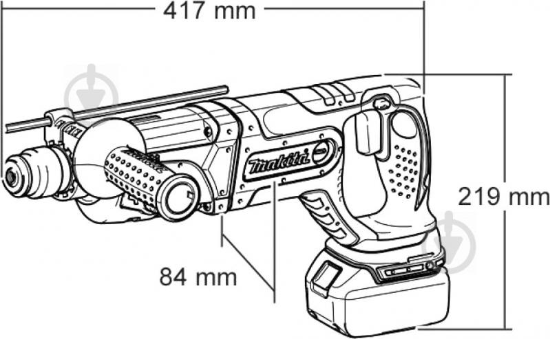 Перфоратор Makita DC18RC DHR241RFJ - фото 5