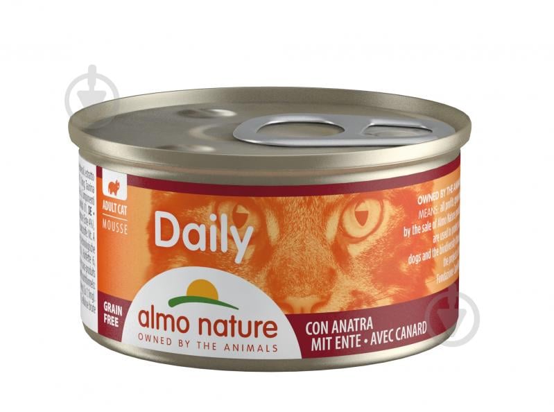 Консерва Almo Nature Daily Menu Cat з качкою 85 г - фото 1