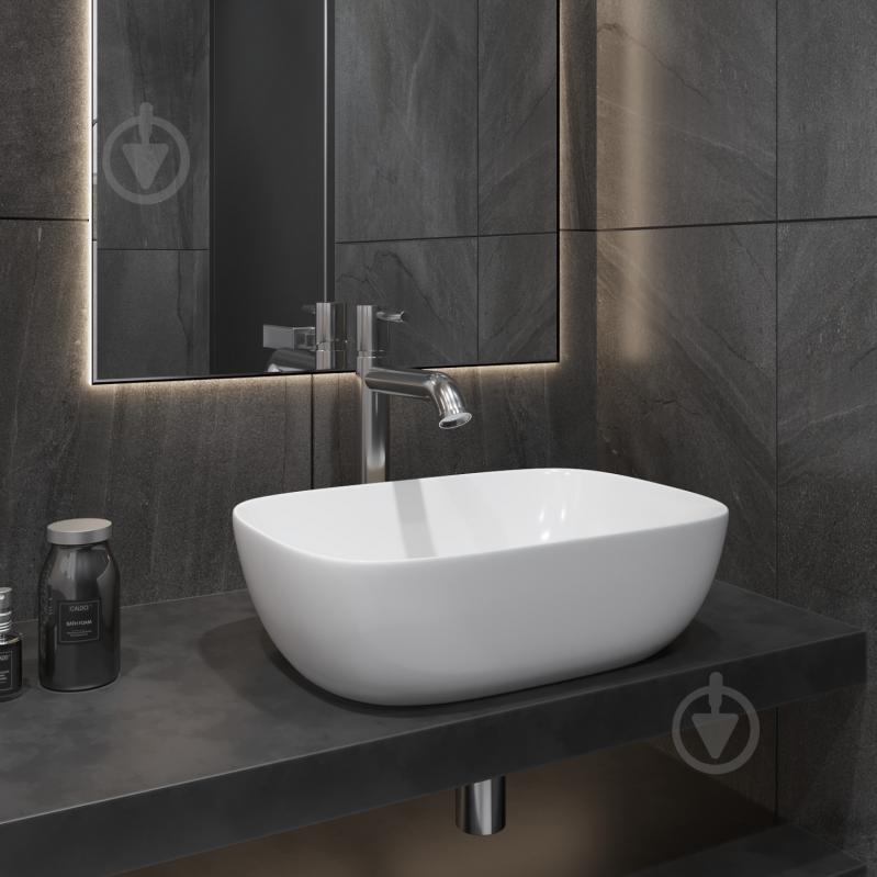 Умивальник Helmken 49346000 2 в 1: прямокутний 46 см із донним клапаном Сlick-clack, чорний матовий - фото 7 Умивальник Helmken 49346000 2 в 1: прямокутний 46 см із донним клапаном Сlick-clack, чорний матовий - фото 7