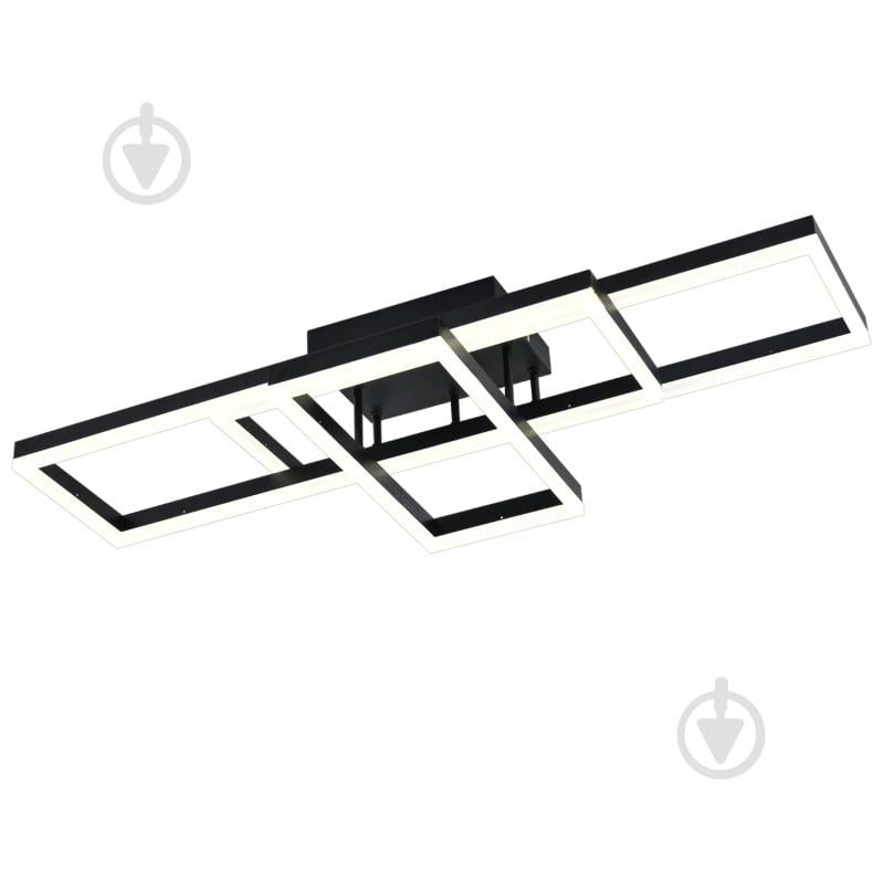 Люстра світлодіодна Victoria Lighting з пультом 130 Вт чорний Walker/PL3 black - фото 1