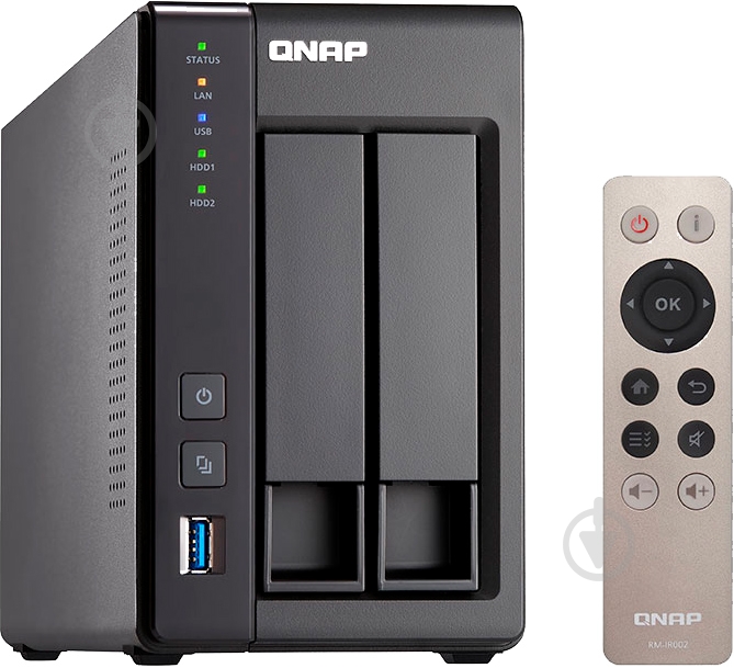 Сетевое хранилище QNAP TS-251+-2G - фото 1