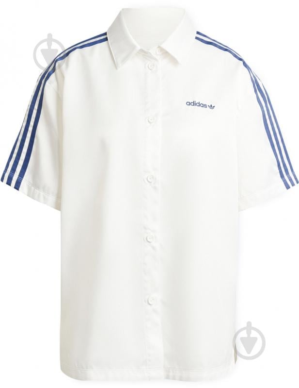 Футболка Adidas woven shirt IX3552 р.L белый - фото 6