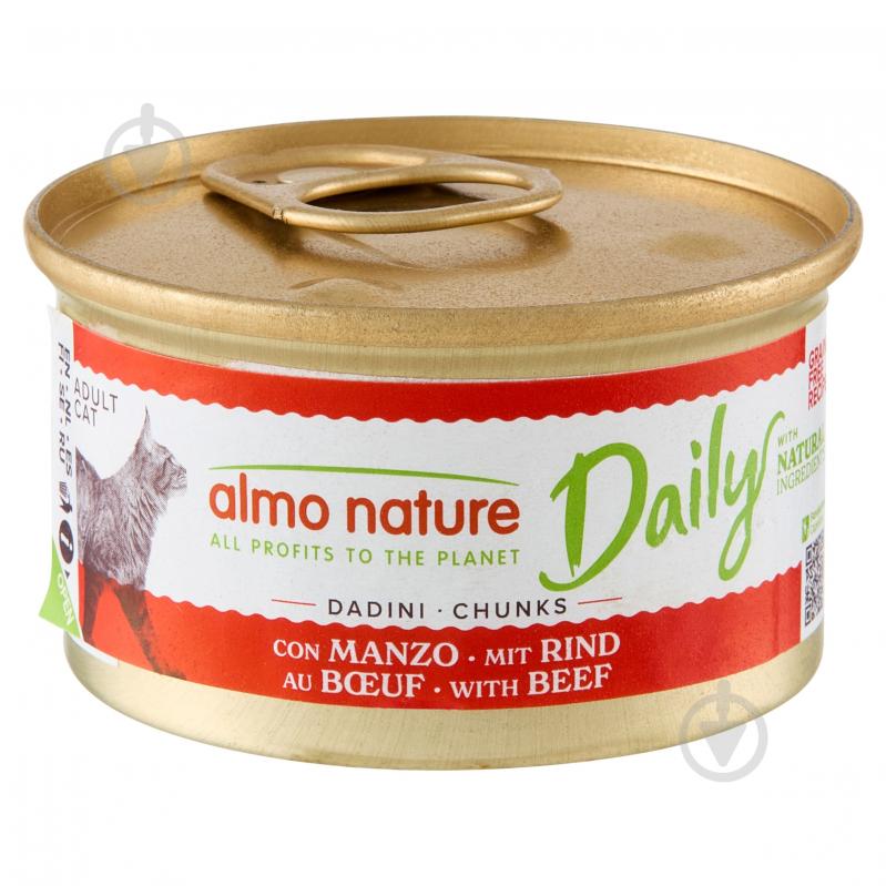 Консерва Almo Nature Daily Menu Cat с говядиной 85 г - фото 1 Консерва Almo Nature Daily Menu Cat с говядиной 85 г - фото 1